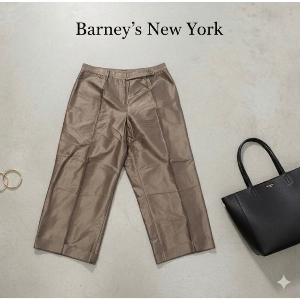 NWT Barney’s New York Silk Blend Cropped Pants Sz. 12